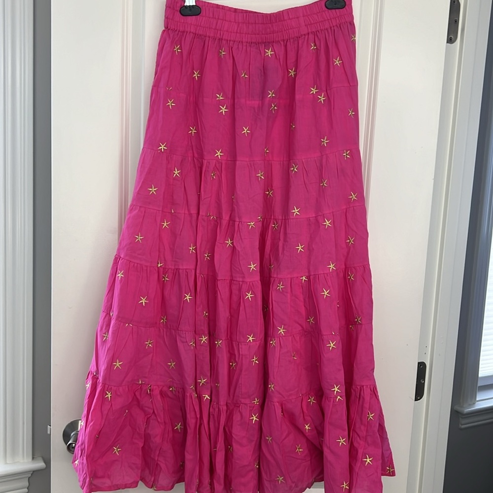 BNWT Handmade La Plage Pink Maxi